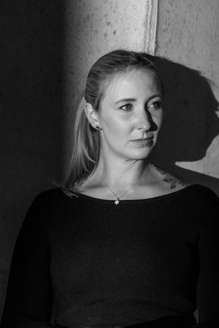 Portrait · Studio · Schwarz-Weiß